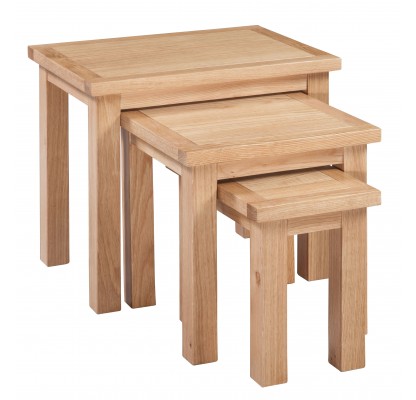 Moderna Oak Nest of Tables